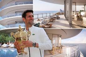 Novakkdjokovic_ 17 grand slams, 8 austrailian open titles, 79 titles, ranked #1 www.madebyjacobscreek.com. Djokovic S Sleek Miami Beach Retreat Wimbledon Champion S Incredible 5 3m Apartment In Florida Has Panoramic Views Of The Atlantic Homes And Property Evening Standard