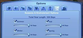 Mod The Sims Longer Seasons Seasons Sims Autumn Summer