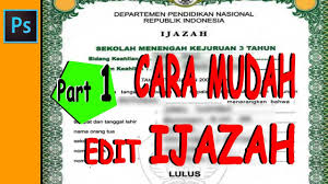 Helo sobat di era moderen ini tentunya segala sesuatu yang berkaitan dengan dokumen dan surat menyurat dipermudah segala mengurus nya, apal. Cara Mudah Edit Ijazah Nama Tanggal Orang Tua Dan Lainnya Dengan Photoshop Cc 2020 Part 1 Youtube
