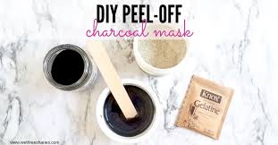The charcoal peel off mask diy is designed to perform the. Diy Charcoal Peel Off Mask Without Glue We Three Shanes