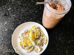 This recipe makes a large smoothie for a full e meal or snack, but you can divide it in half for a dessert size serving, or share half with a friend or family member! Easy Fall Meals What S On My Plate Thm Meal Ideas Simply2moms
