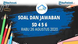 We did not find results for: Soal Dan Jawaban Tvri Kelas 4 6 Sd Senin 31 Agustus 2020 Materi Matematika Bilangan Cacah Tribun Pontianak