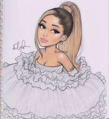 Such a lot of fun they can have. Ariana Grande Cartoon Drawing Coloring Name B107 Marine