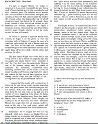 We have to choose the answer that can best be supported by information in the passage. Reading Act Set 1 Flashcards Quizlet