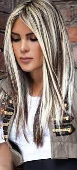 48 Beautiful Platinum Blonde Hair Colors For Summer 2019 Platinum Blo Dark Brown Hair With Blonde Highlights Grey Hair Color Brown Hair With Blonde Highlights