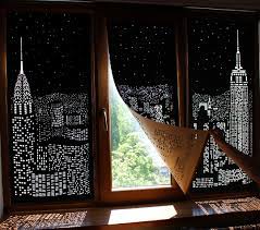 Buildings and Stars Cut into Blackout Curtains Turn Your Windows Into  Nighttime Cityscapes — Colossal