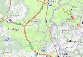 Ardenne, campine principaux fleuves de. Michelin Landkarte Fauvillers Stadtplan Fauvillers Viamichelin