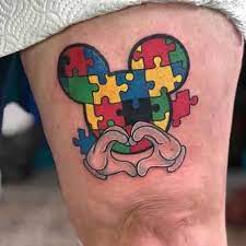 Maybe you would like to learn more about one of these? Mickey Mouse Autism Tattoos Puzzle Tattoos Tattoos
