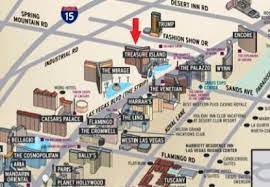 Treasure Island Hotel Map Location / Maps / Directions - Treasure Island