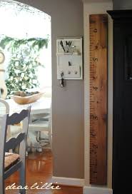 Ruler Growth Chart Use A 2x4 Stain It Stencil On