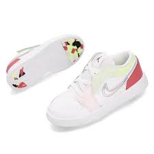 Details About Nike Jordan 1 Low Alt Ps White Ember Glow Coral Kid Preschool Shoes Cd7226 176