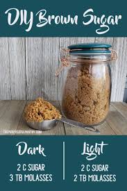 Homemade Brown Sugar It S Better Than Store Bought Recipe Homemade Dry Mixes Homemade Condiments Homemade Spices