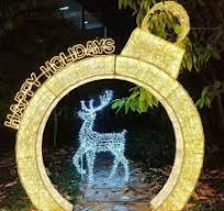 Customized Commercial 3D LED Christmas Tunnel Motif Arch Light for Holiday  Street Outdoor Lighting Decoration