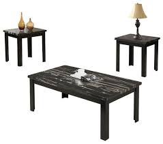Contains Cocktail Table 2 End Tables Maysville Faux Marble Top Occasional Table Set Ashley Furniture Signature Design Black Contemporary Living Room Furniture Home Kitchen The gold coast faux marble round end table combines victorian and modern concepts.