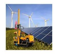 PV Solar Hydraulic Screw Pile Driving Machine Pile Drivers for Rock