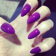 Hey guys, thanks for stopping by.i hope you enjoy this one.nts: Acrylic Nails Purple Stiletto New Expression Nails