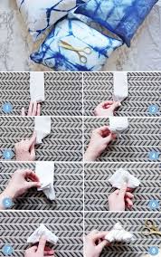 Shibori Batik Technik Lernen Kissen Auflage Balkon Diy Aye Aye Diy Batik Technik Shibori Handarbeit