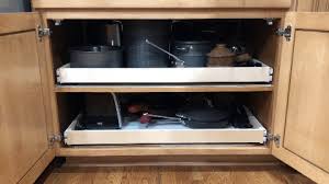 kitchen upgrade: sliding shelves the