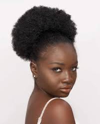 Faux Afro Puff In 2020 Hair Puff Afro Puff Afro Puff Ponytail