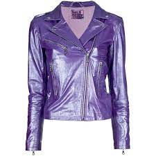 House Of Matching Colours House Jacket Liked On Polyvore Featuring Outerwear Jackets I Purple Jacket Purple Jacket House Jacket Purple Leather Jacket