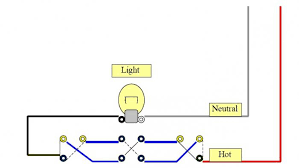 Suis lampu sensor gerakan (suis lampu suis): Menyambung Suis Lampu Bersambung Dvuhklavishnogo Suis Lampu