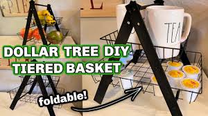 Today i am going to diy wooden fruit stand or fruit storage rack, at home , you can make at home from wooden scape , and the. Diy Dollar Tree Farmhouse Tiered Wire Basket Michaels Dupe Youtube