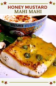 Seared Mahi Mahi With Honey Mustard Tarragon Sauce Recipe Recipes Seafood Recipes Seafood Dinner
