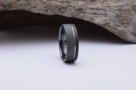 Titanium Wedding Band With A Two Tone Sandblasted Finish Black Mens Wedding Band Unique Wedding Ring Black Titanium Ring Black Titanium Ring Titanium Wedding Band Mens Wedding Bands Black