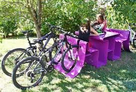 Street Furniture By Lol Bike Retail Design Blog Street Furniture Metal Lounge Chairs Bike Stand
