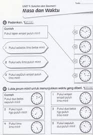 Soalan Matematik Masa Dan Waktu Tahun 2 Malacca 0