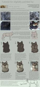 Tutorial Painting Fur In Ps By Toyskunk On Deviantart Painting Fur Digital Art Tutorial Painting Process