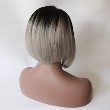 Kurze schwarze haare mit türkisen spitzen,wie? Mode Grau Lace Front Perucke Ombre Naturliche Schwarz Silber Grau Kurze Bob Haar Perucken Weich Und Glatt Volle Spitze Perucke Buy Kurze Silber Perucken Kurze Bob Haar Perucken Mittelteil Vordere Perucken Product On Alibaba Com