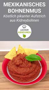 Mexikanisches Bohnenmus Rezept Gesunder Und Veganer Bohnenmus Kidneybohnen Rezept Rezepte