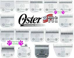 Details About Pro Oster Cryogen X A5 A6 Blade 16 Sizes Fit Many Andis Wahl Laube Moser Clipper
