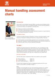 Indg383 Manual Handling Assessment Charts