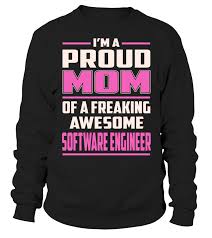 Software Engineer Proud Mom Job Title T Shirt Softwareengineer T Shirt Shirts Proud Mom