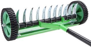 These punctures are the spaces created for both air and water to go into the soil, providing. Amazon Com Yosoo Garden Lawn Aerator Roller Heavy Duty Steel Outdoor Garden Lawn Aerator With Long Handle Spike Type And 44cm Lawn Aerator Head Garden Outdoor