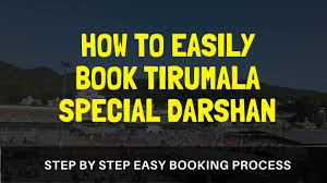 Tirumala Special Entry Darshan Rs 300 Availability Chart
