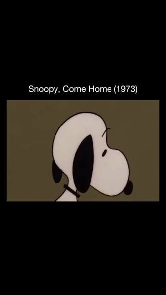This scene comes from Snoopy, Come Home (1973 era), the heartfelt Peanuts  feature that continued to charm audiences in theaters after its initial  release. The story follows Snoopy’s emotional journey ...