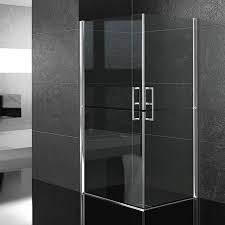 Cristallo temperato da 6 mm. Vasche E Cabine Doccia Box Doccia Per Diversamente Abili 80x80