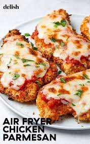 Air Fryer Chicken Parmesan Might Be The Best Way To Make The Iconic Dish Recipe In 2021 Air Fryer Recipes Healthy Air Fryer Dinner Recipes Air Fryer Recipes Easy