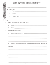 Fresh Rd Grade Book Report Template Job Latter With Book Report Template 3rd Grade 10 Professional Template Book Report Templates 3rd Grade Books Grade Book