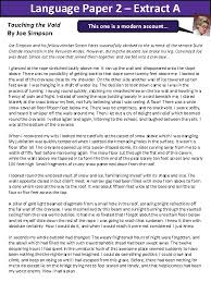 This is a model answer for question 5 of language paper 2 about the dangers of sugar. Mock Exam Preparation Edna The Examiners Complete Guide