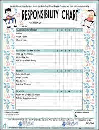 Responsibility Laminated Chart Main Photo Cover Chore Chart Kids Chores For Kids Chore Chart
