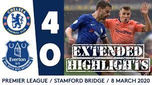Extended Highlights Chelsea 4 0 Everton Youtube