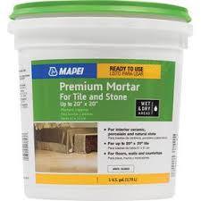 Mapei Premium Mortar Off White Mastic Flooring Adhesive 1 Gallon 13853 Tiles Flooring Luxury Vinyl Tile