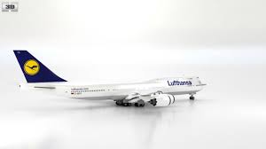 Views from inside the cockpit. 360 View Of Boeing 747 8i Lufthansa 3d Model Hum3d Store