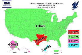 Postal service standard mailboxes, curbside 1. New Delivery Standards First Class Mail Bebtexas
