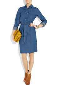 Blue Denim Shirt Dress A P C Denim Shirt Dress Shirt Dress Blue Denim Shirt