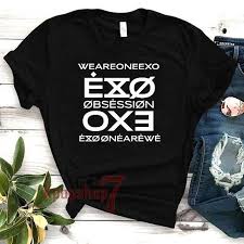 Juga tersedia baju kpop dan album kpop. Kaos Exo Baju Exo Tshirt Exo Obsession Logo Dan Nama Punggung Shopee Indonesia